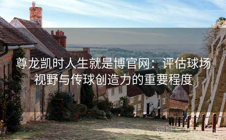 尊龙凯时人生就是博官网：评估球场视野与传球创造力的重要程度