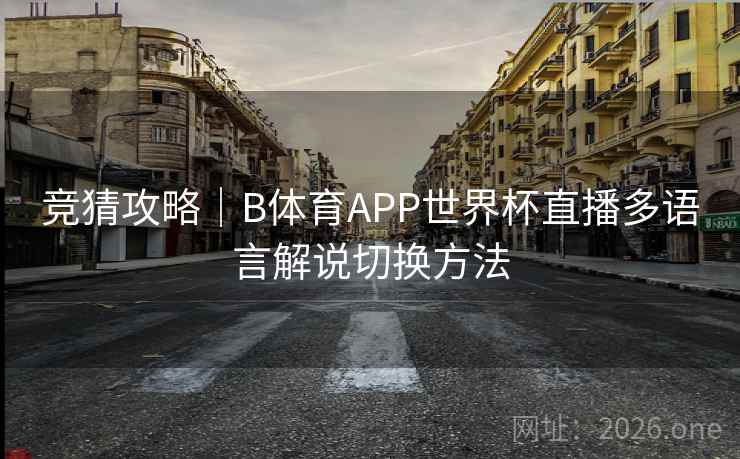 竞猜攻略｜B体育APP世界杯直播多语言解说切换方法