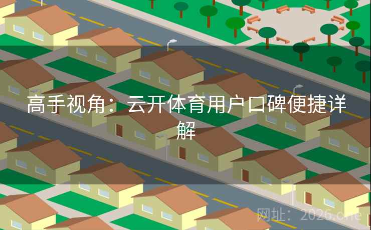 高手视角：云开体育用户口碑便捷详解