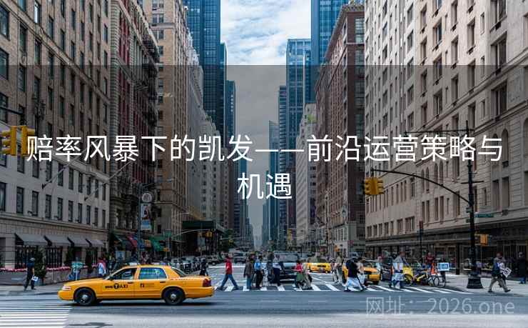赔率风暴下的凯发——前沿运营策略与机遇