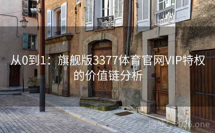 从0到1：旗舰版3377体育官网VIP特权的价值链分析
